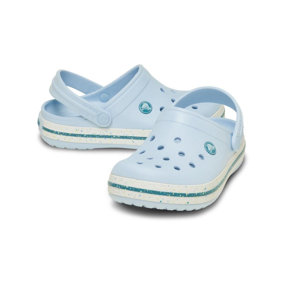 Sandália Crocs Crocband Speckled Band Clog T Blue Frost - 4