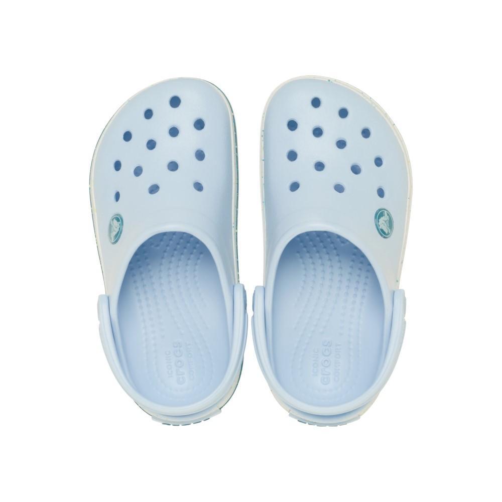 Sandália Crocs Crocband Speckled Band Clog T Blue Frost - 5