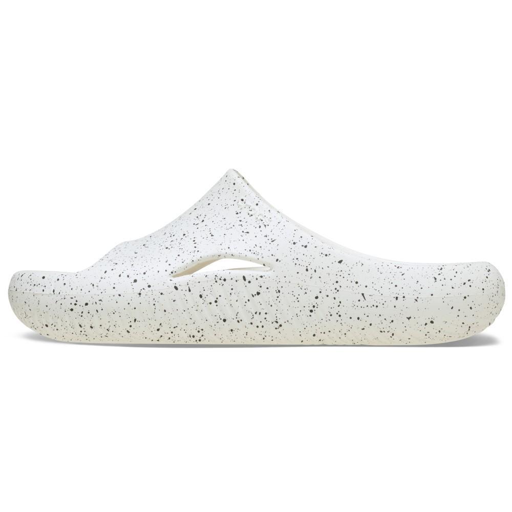 Chinelo Crocs Mellow Recovery Speckle Slide White - 3