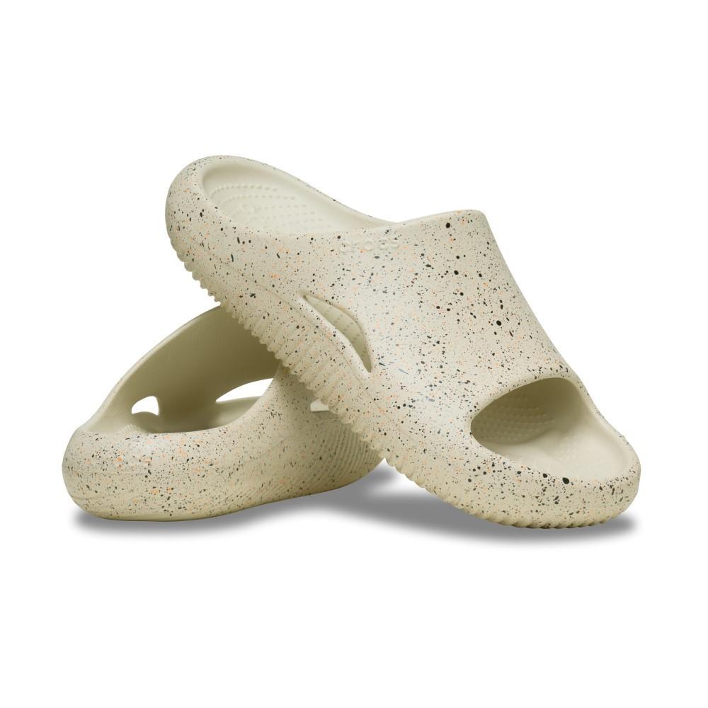 Chinelo Crocs Mellow Recovery Speckle Slide Sandstone - 4
