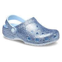 Sandália Crocs Classic Chunky Glitter Clog K Blue Frost - 2