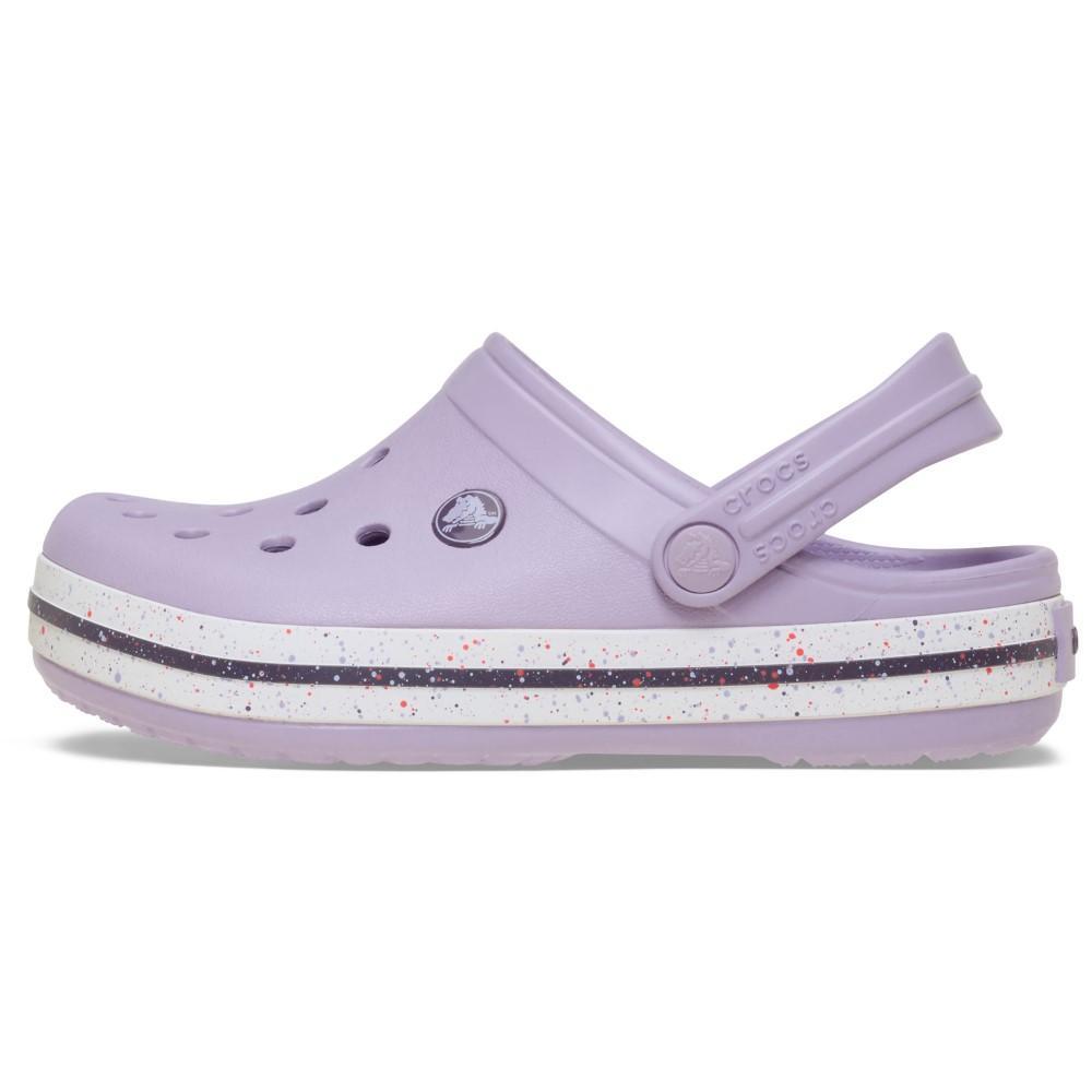 Sandália Crocs Crocband Speckled Band Clog T Lavender - 3