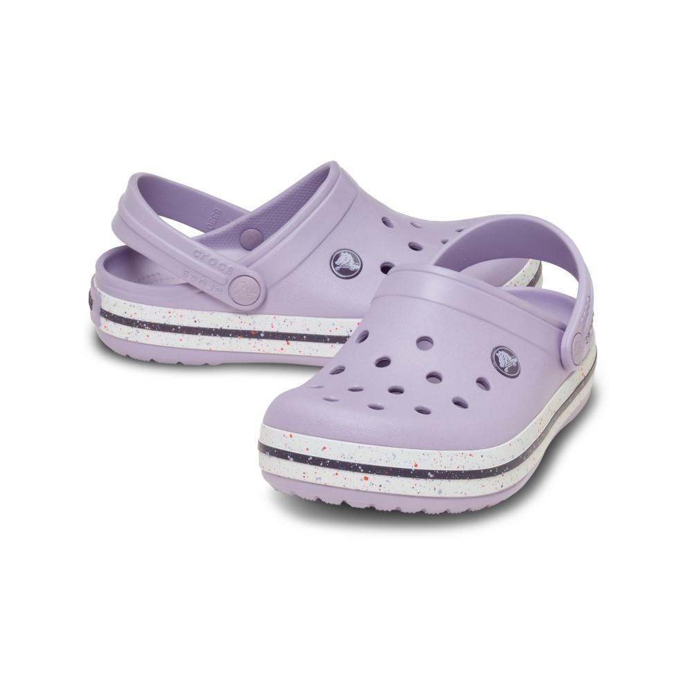 Sandália Crocs Crocband Speckled Band Clog T Lavender - 4