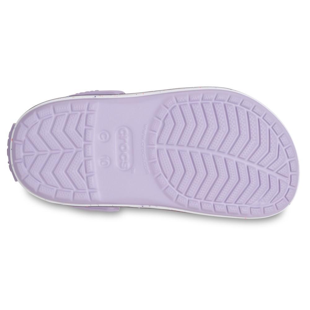 Sandália Crocs Crocband Speckled Band Clog T Lavender - 6