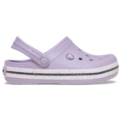 Sandália Crocs Crocband Speckled Band Clog T Lavender