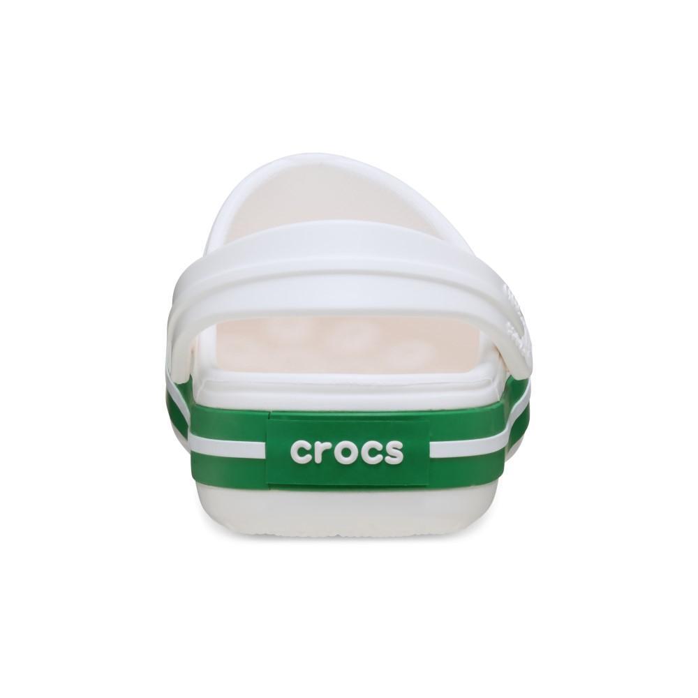 Sandália Crocs Crocband Clog T White/Green Ivy - 7