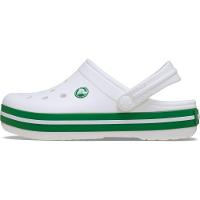 Sandália Crocs Crocband Clog T White/Green Ivy - 3