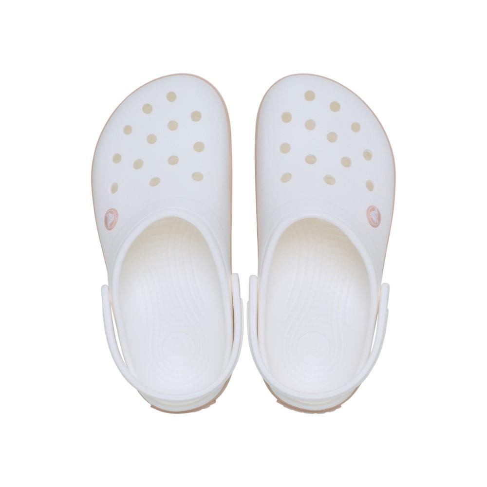 Sandália Crocs Crocband White/Pink Caramel - 5