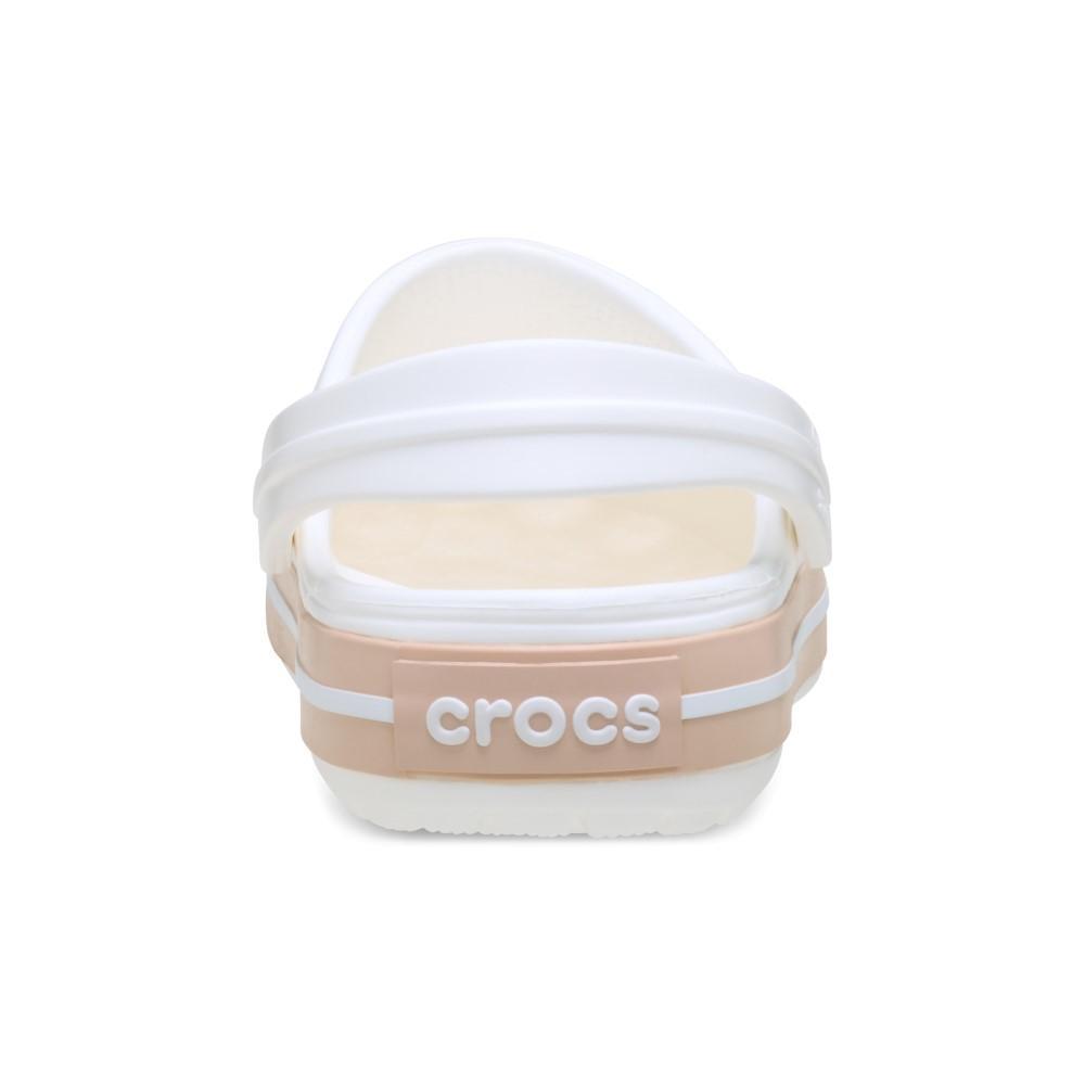 Sandália Crocs Crocband White/Pink Caramel - 6
