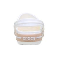 Sandália Crocs Crocband White/Pink Caramel - 6