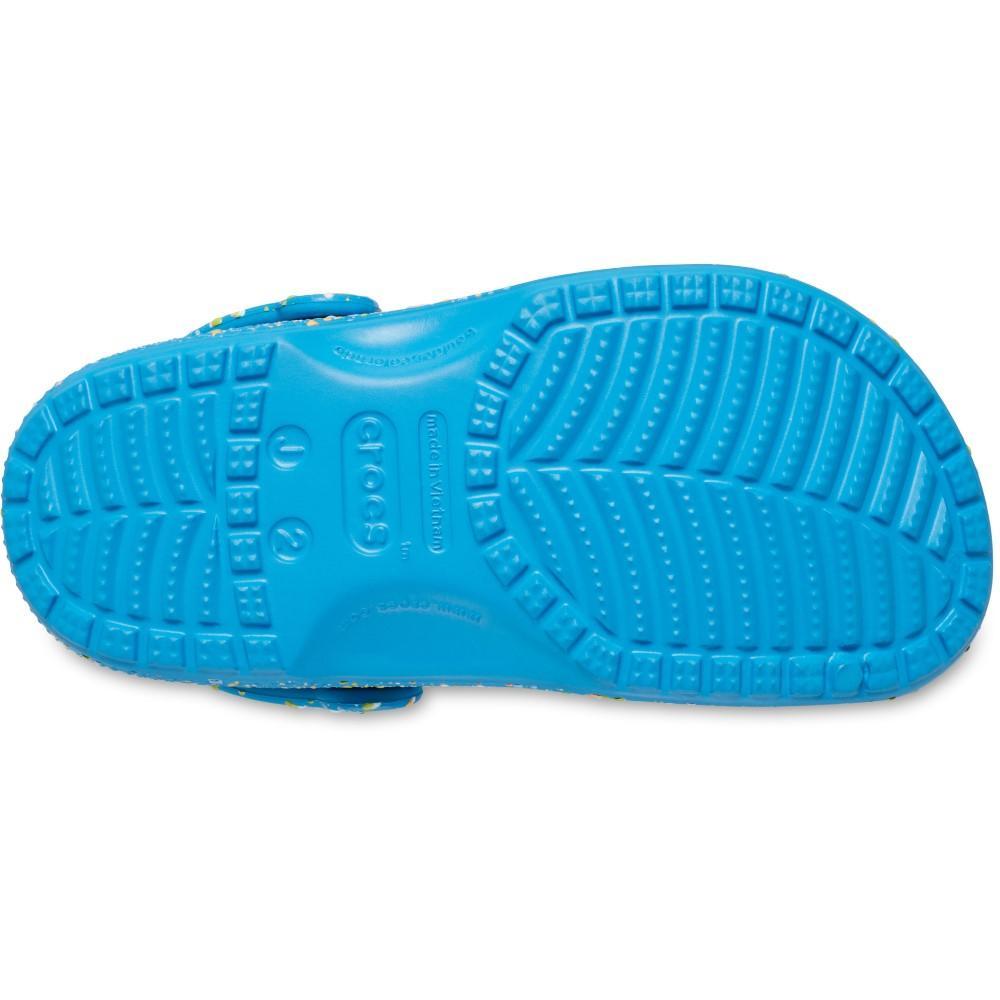 Sandália Crocs Classic Paint Splatter Clog K Marina/Multi - 6