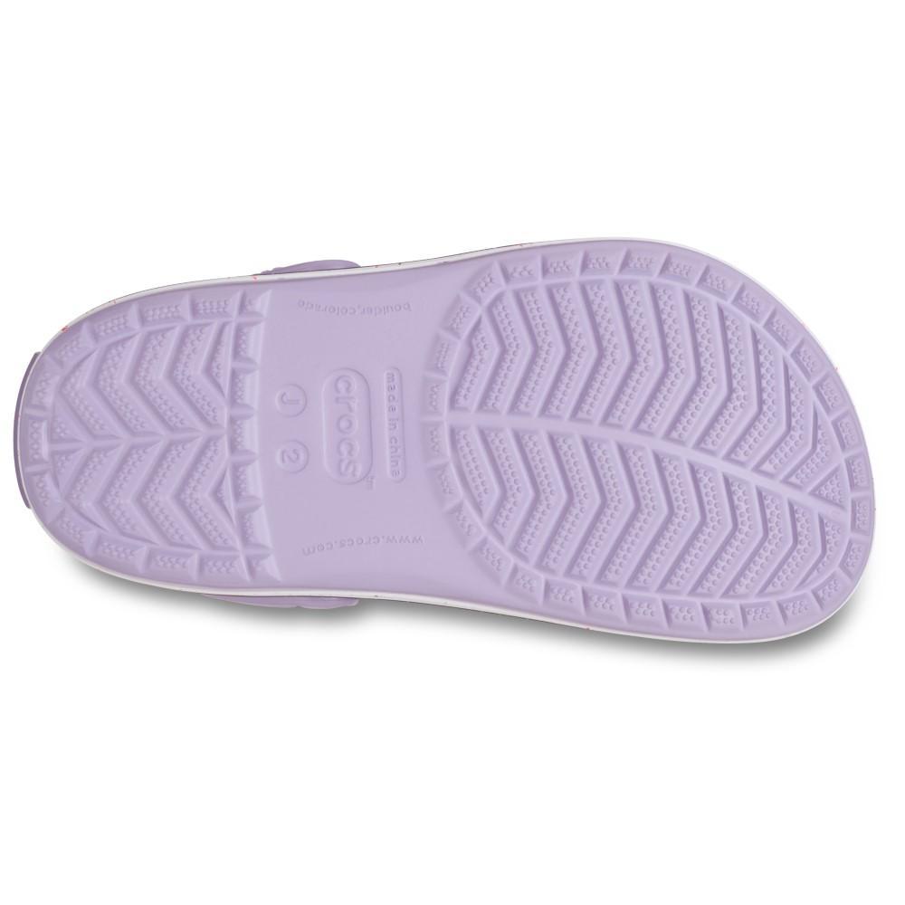 Sandálias Crocs Crocband Speckled Band Clog K Lavender - 6