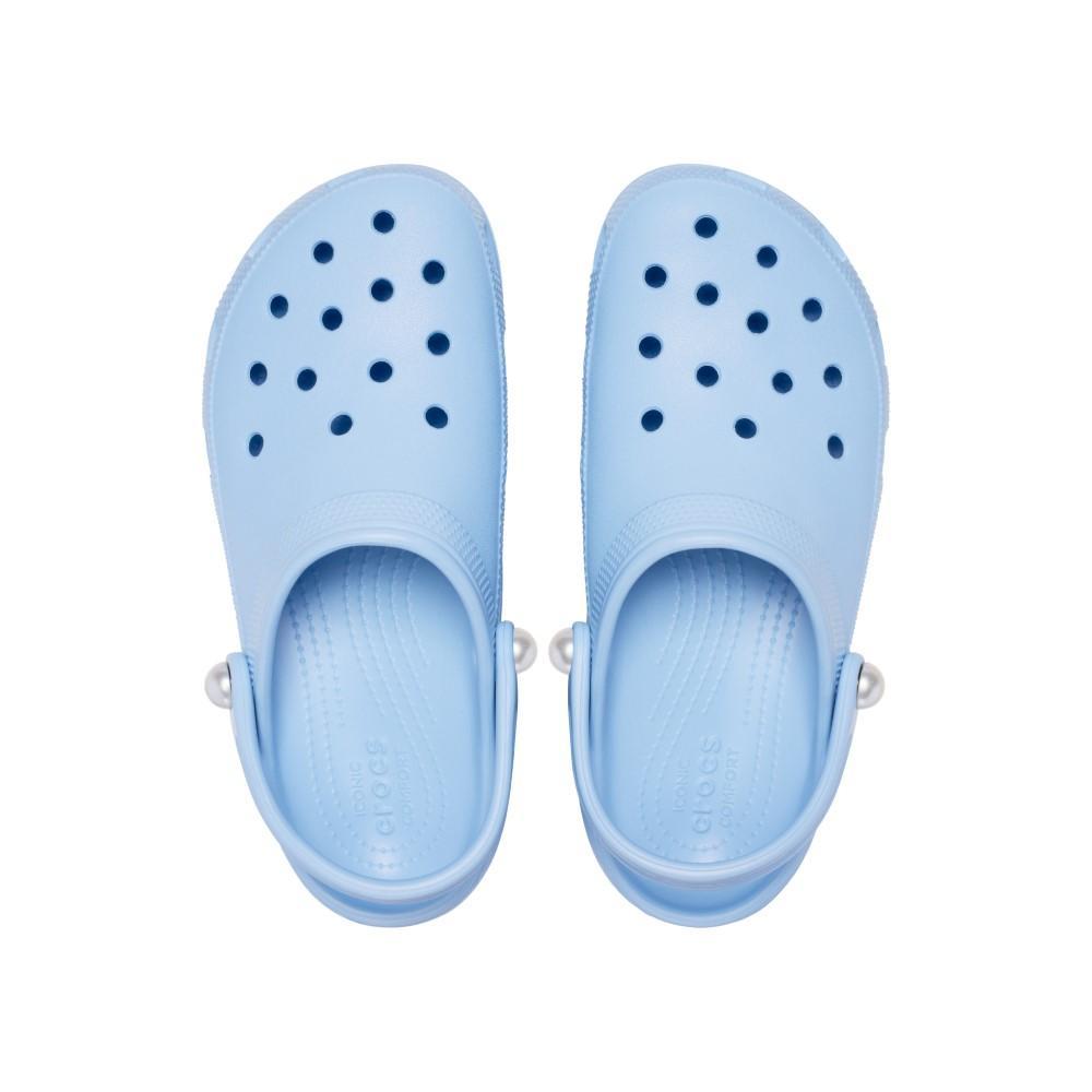 Sandália Crocs Classic Platform Pearl Clog Blue Calcite - 5