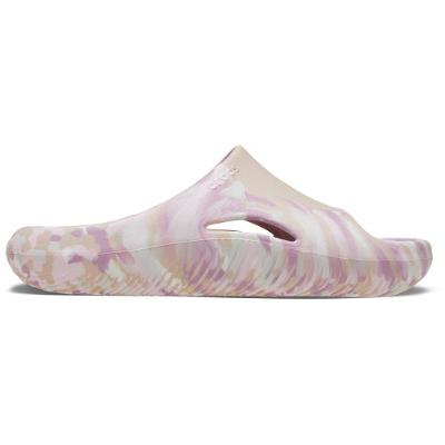 Sandália Crocs Mellow Recovery Marbled Slide Quartz
