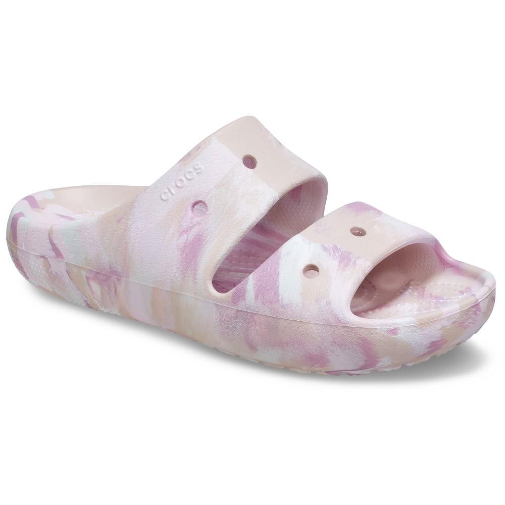 Sandália Crocs Classic Marbled Sandal V2 Quartz/Multi - 3