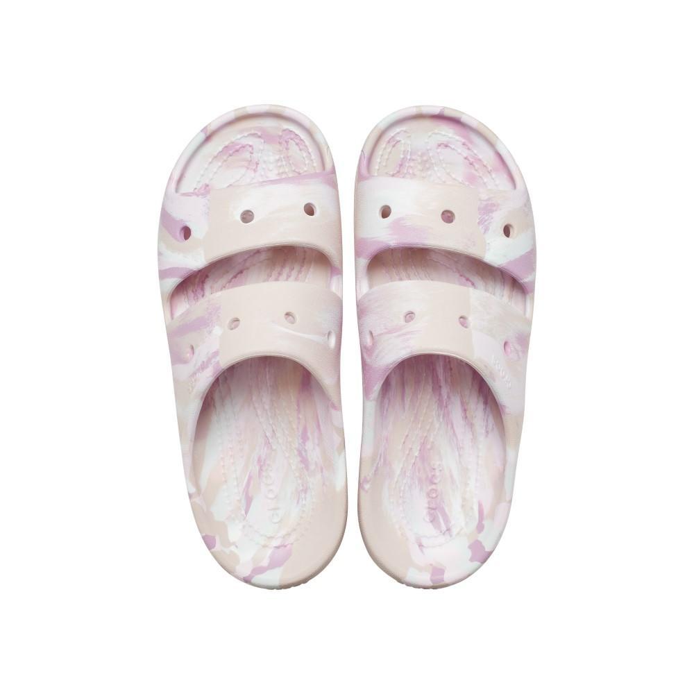 Sandália Crocs Classic Marbled Sandal V2 Quartz/Multi - 5