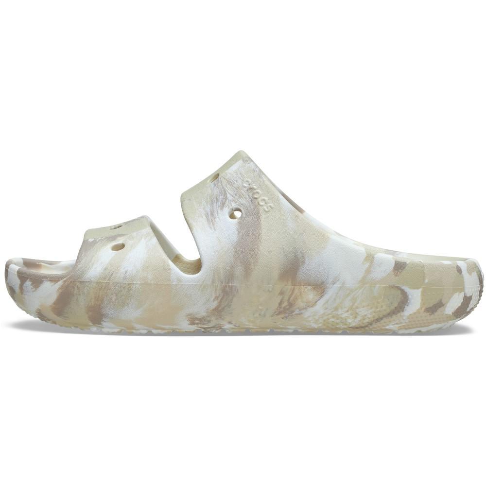 Sandália Crocs Classic Marbled Sandal V2 Bone/Multi - 3