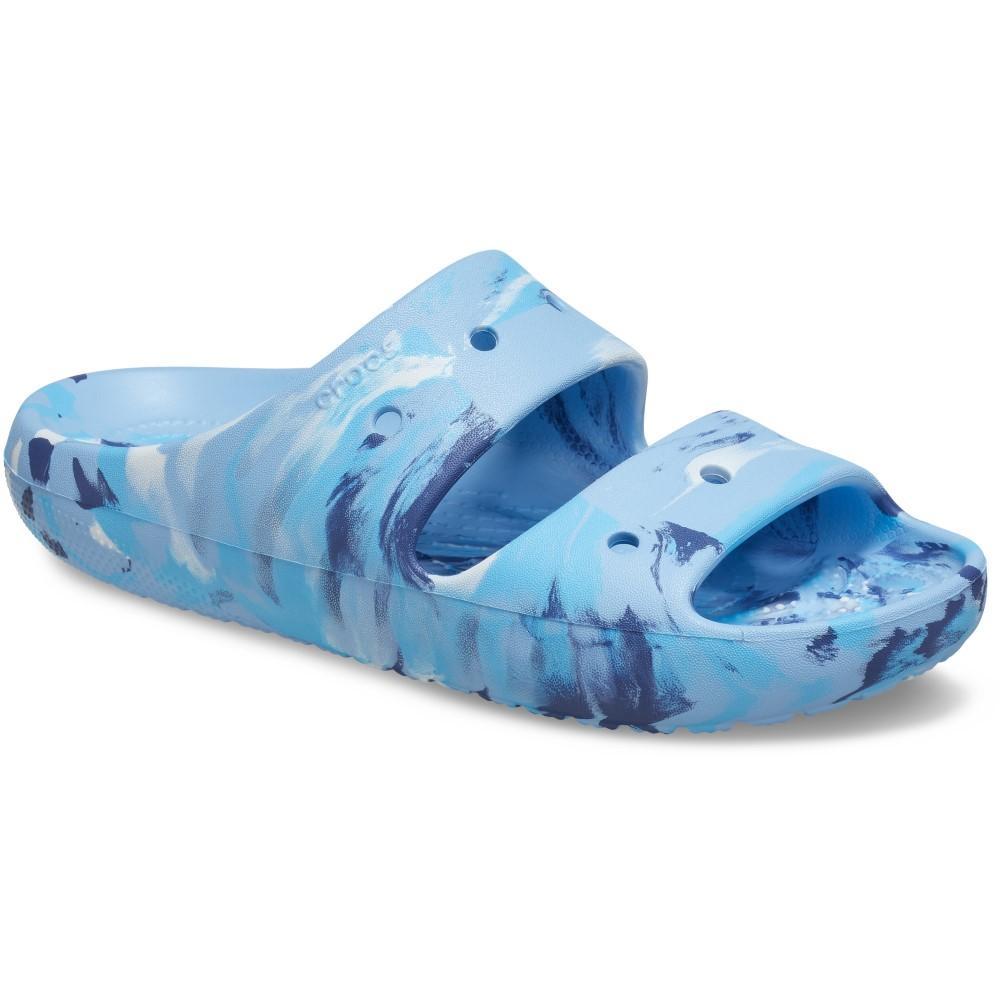 Sandália Crocs Classic Marbled Sandal V2 Blue Calcite/Multi - 2