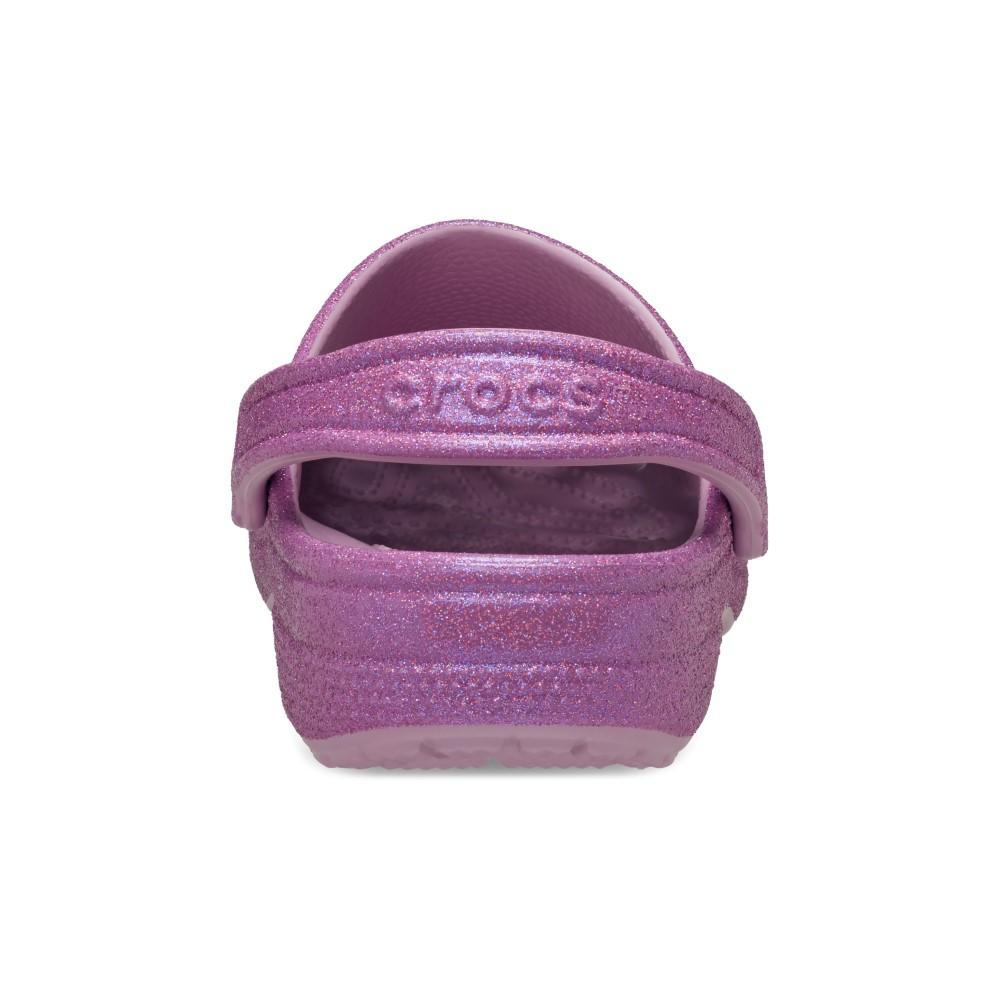 Sandália Crocs Classic Iridescent Glitter Clog Hydrangea - 6