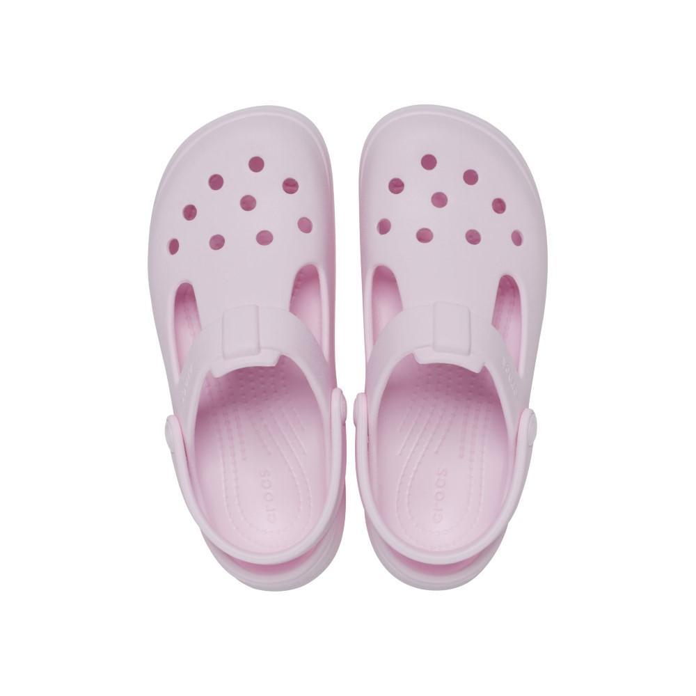 Sandália Crocs Classic Y Jane Clog K Pink Milk - 5