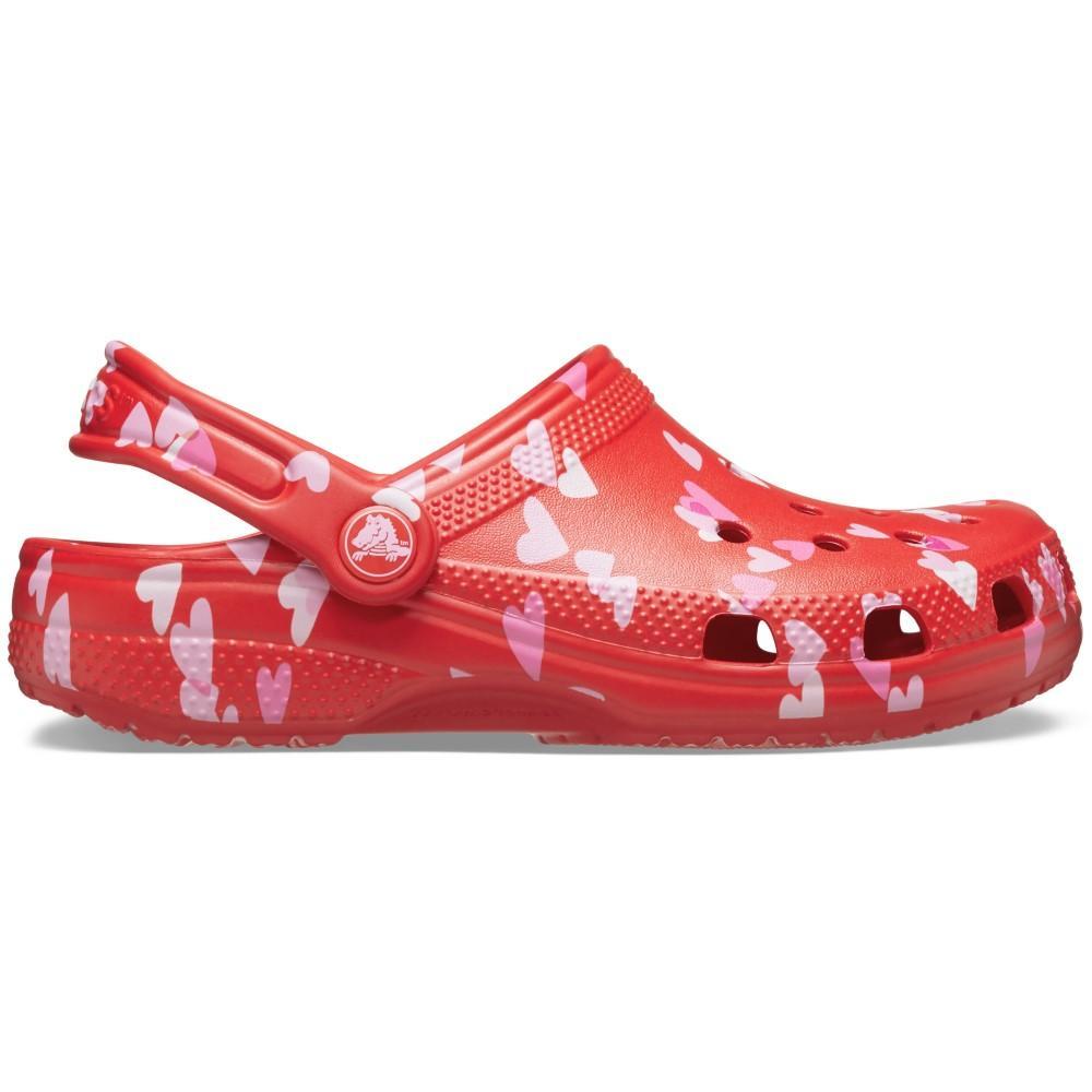 Sandália Crocs Classic Valentines Day Clog T Cherry Red - 1