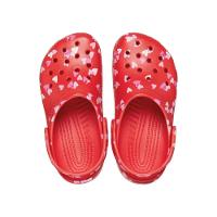 Sandália Crocs Classic Valentines Day Clog T Cherry Red - 5
