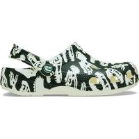 Sandália Crocs Classic Glow Dino Clog K Glow Green - 1