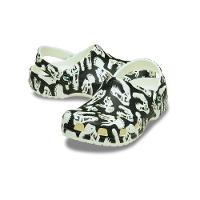 Sandália Crocs Classic Glow Dino Clog K Glow Green