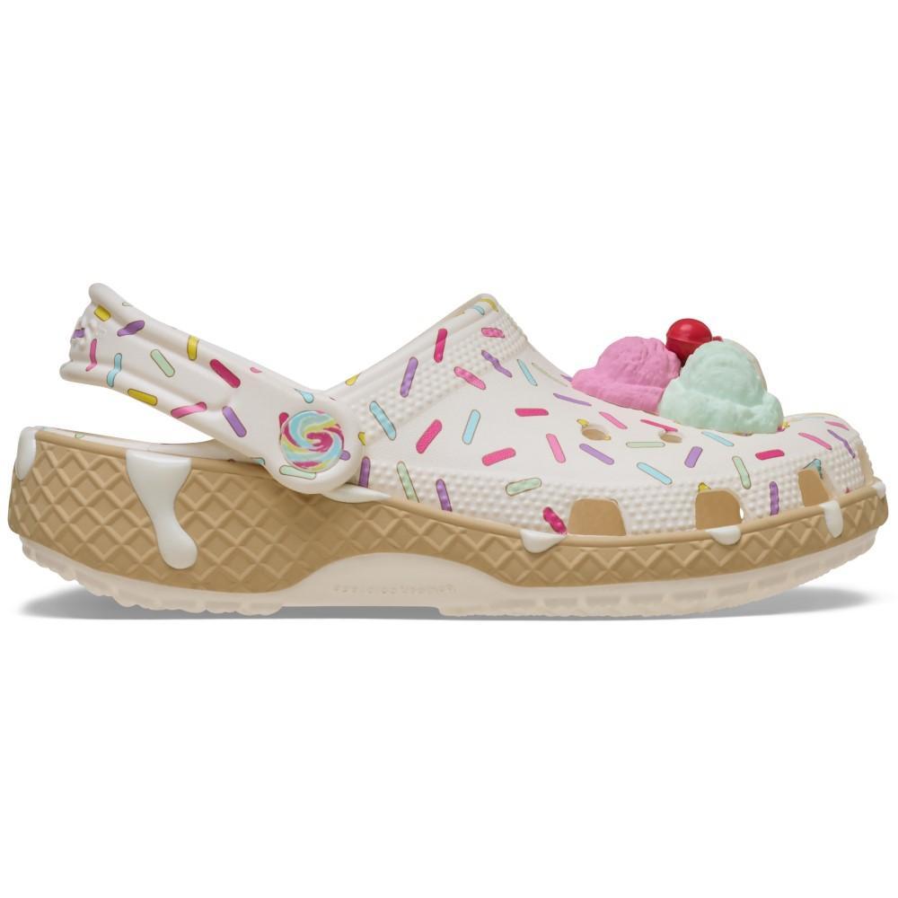 Sandália Crocs Classic Ice Cream Sundae Clog  K Chalk - 1
