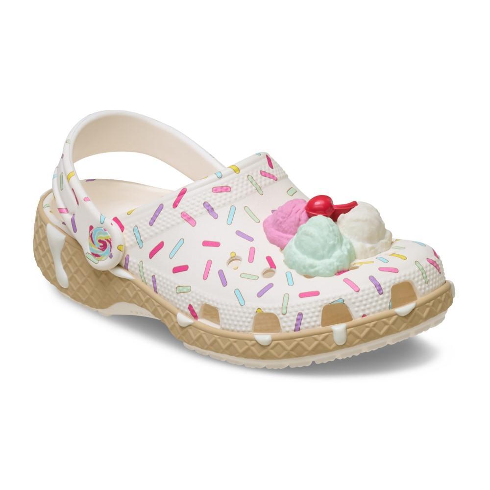 Sandália Crocs Classic Ice Cream Sundae Clog  K Chalk - 2