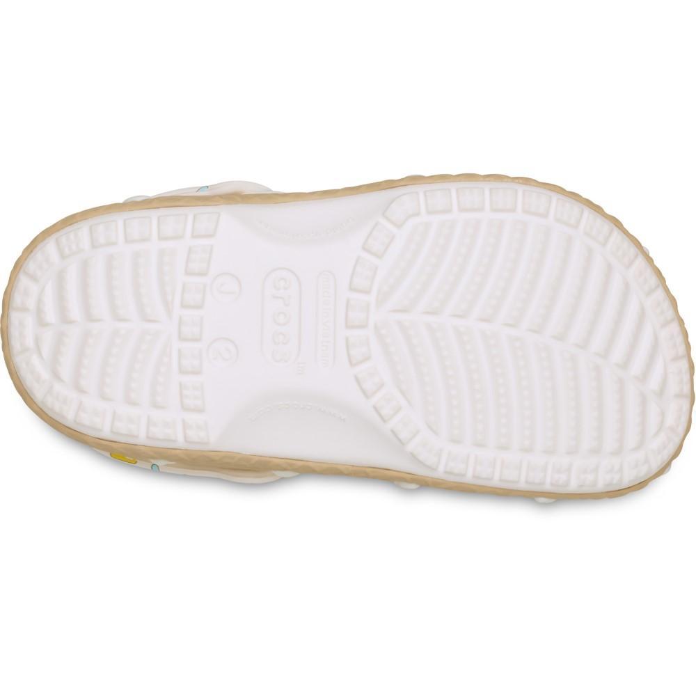 Sandália Crocs Classic Ice Cream Sundae Clog  K Chalk - 6