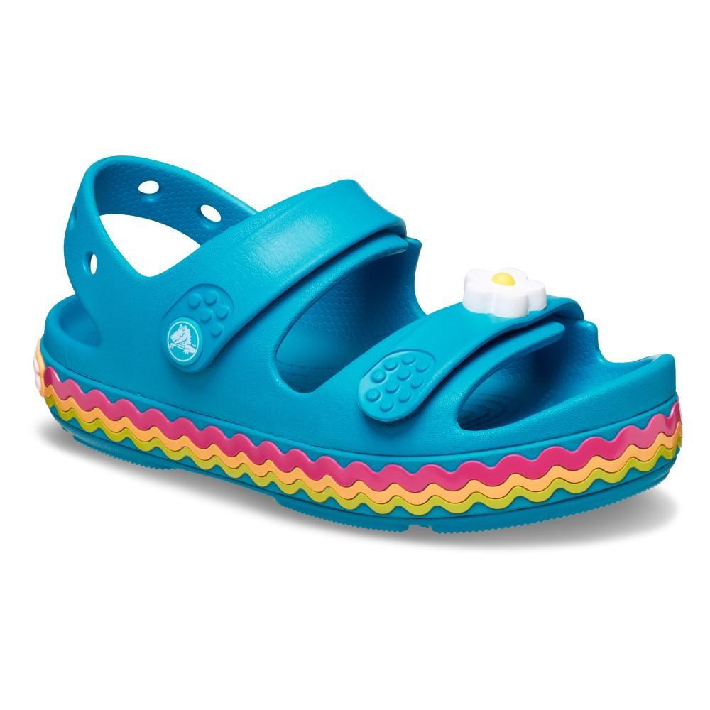 Sandália Crocs Crocband Cruiser Ric Rac Sandal T Marina - 2