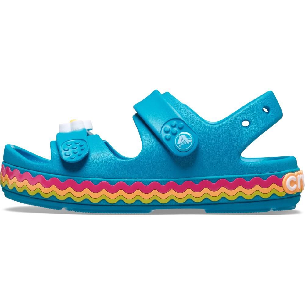 Sandália Crocs Crocband Cruiser Ric Rac Sandal T Marina - 3