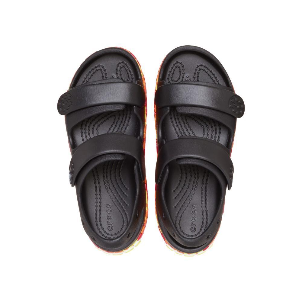 Sandália Crocs Crocband Cruiser Flames Sandal K Black - 5