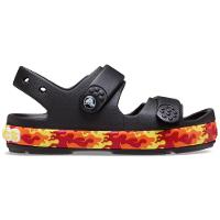 Sandália Crocs Crocband Cruiser Flames Sandal K Black - 1