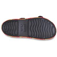 Sandália Crocs Crocband Cruiser Flames Sandal K Black - 6