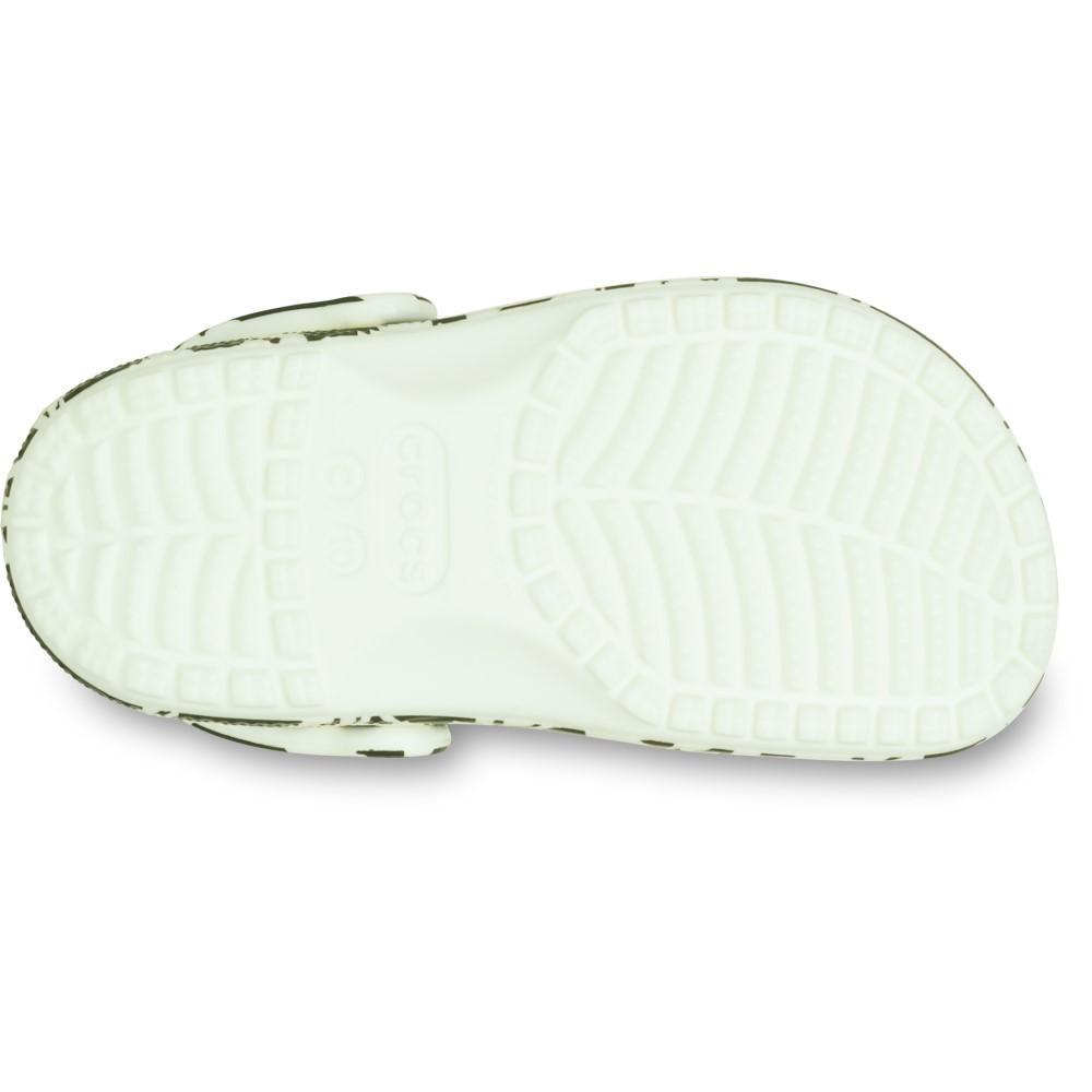 Sandália Crocs Classic Glow Dino Clog T Glow Green - 6