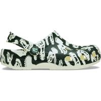 Sandália Crocs Classic Glow Dino Clog T Glow Green - 1