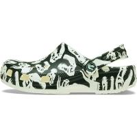 Sandália Crocs Classic Glow Dino Clog T Glow Green - 3