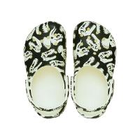 Sandália Crocs Classic Glow Dino Clog T Glow Green - 5