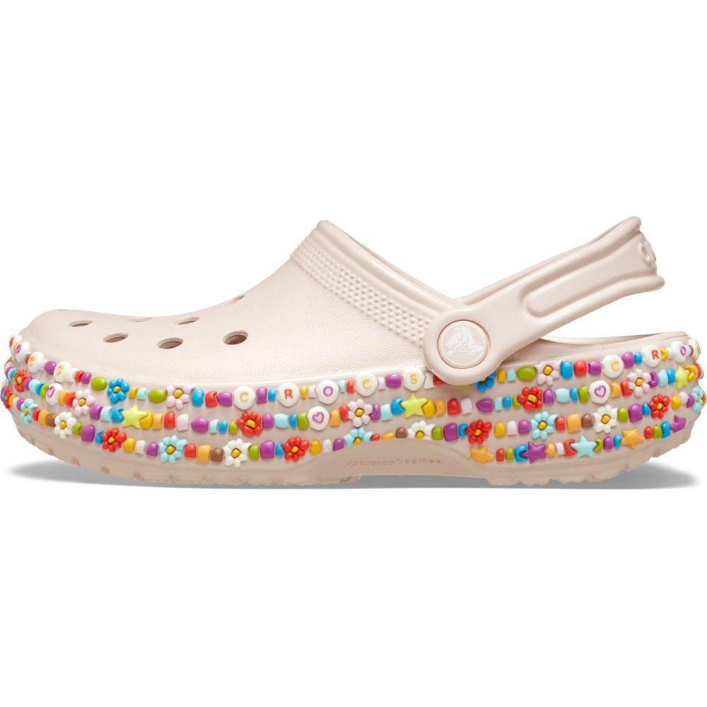 Sandália Crocs Classic Beaded Band Clog T Quartz - 3
