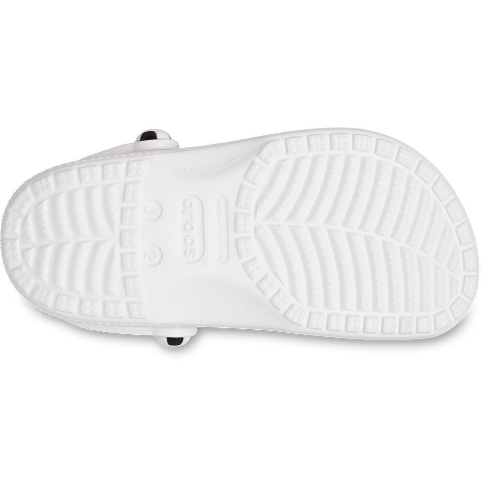 Sandália Crocs Classic Bola Futebol Clog K White/Black - 6
