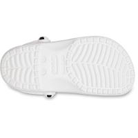 Sandália Crocs Classic Bola Futebol Clog K White/Black - 6