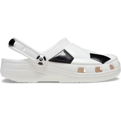 Sandália Crocs Classic Bola Futebol Clog K White/Black