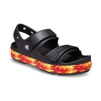 Sandália Crocs Crocband Cruiser Flames Sandal T Black - 2