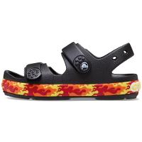 Sandália Crocs Crocband Cruiser Flames Sandal T Black - 3