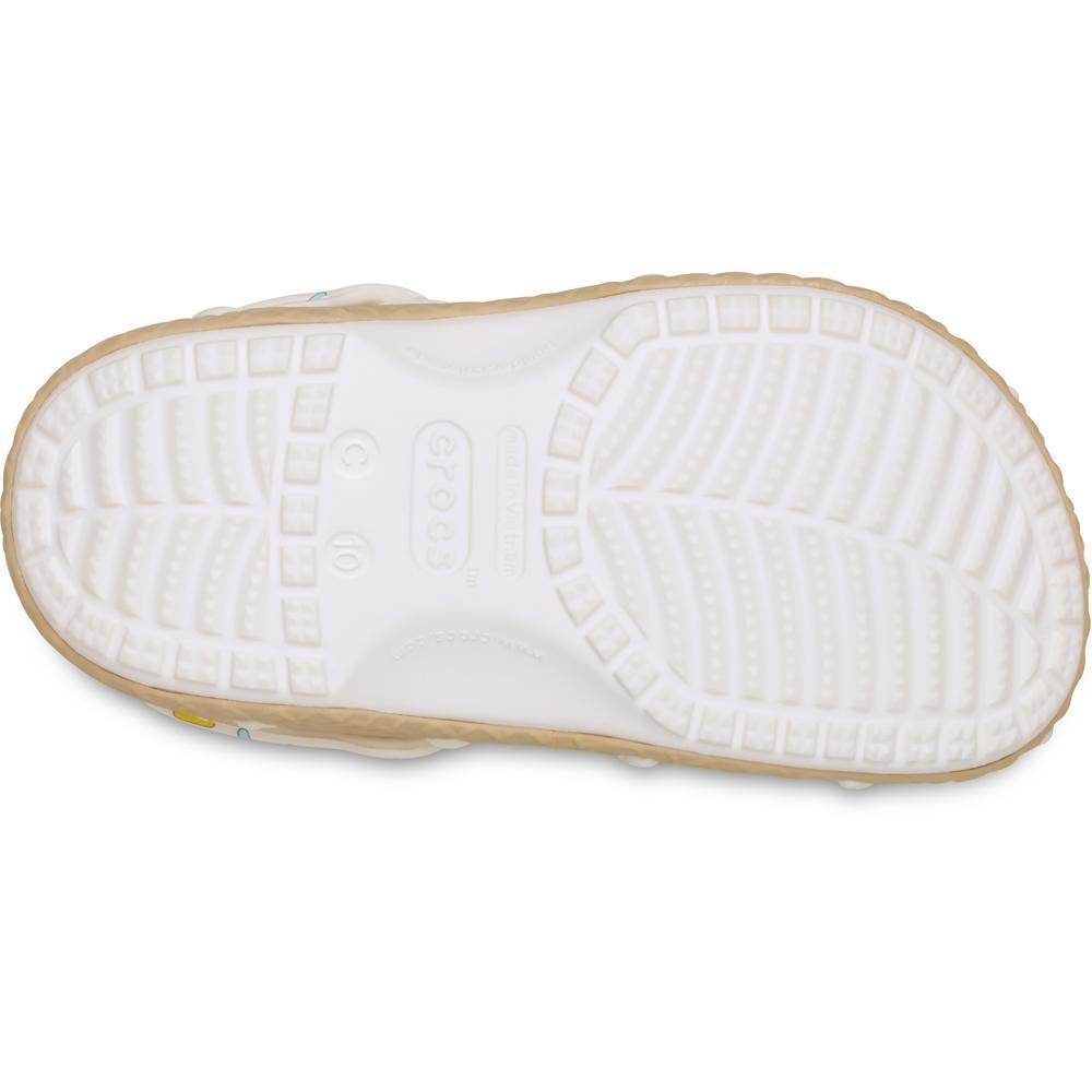 Sandália Crocs Classic Ice Cream Sundae Clog T Chalk - 6