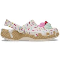 Sandália Crocs Classic Ice Cream Sundae Clog T Chalk - 1