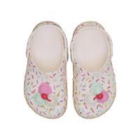 Sandália Crocs Classic Ice Cream Sundae Clog T Chalk - 5