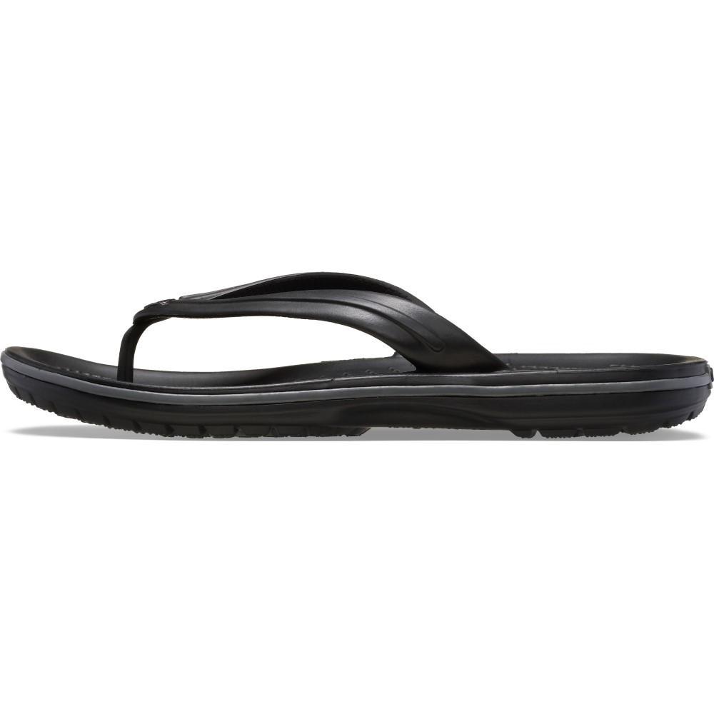 Chinelo crocs crocband flip black/slate grey - 3